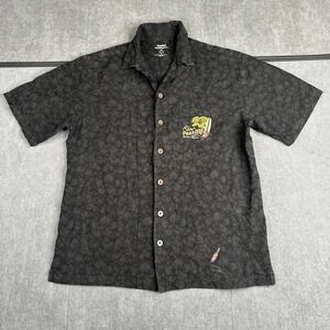 Disney Parks Mickey In Paradise Hawaiian Shirt Mens M Embroidered USA